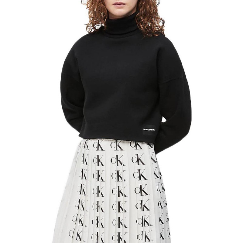 Bluză Calvin Klein, oversize, negru, mărime L
